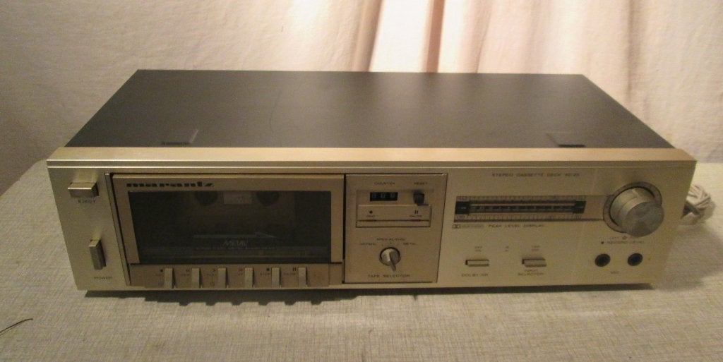 Retro Cassettedeck van Marantz zonder netsnoer, Ophalen of Verzenden, Enkel, Marantz