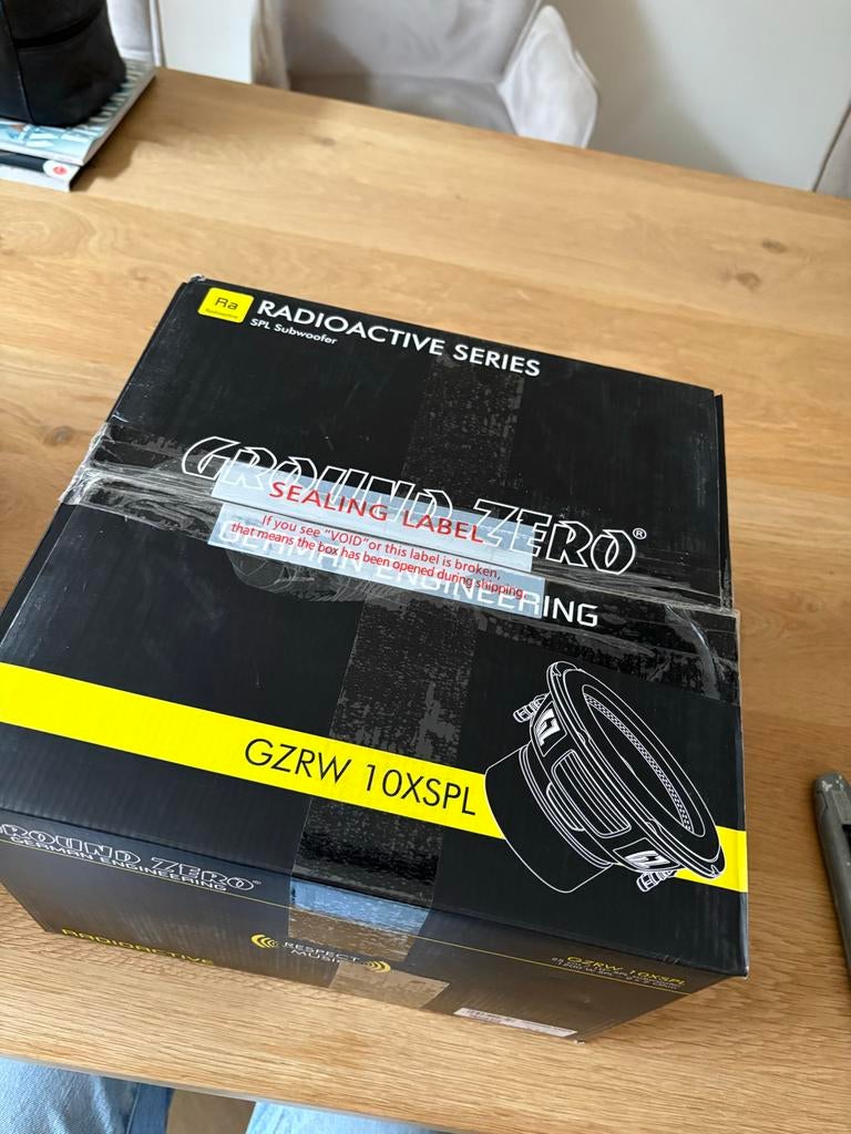 Ground Zero GZRW 10XSPL Subwoofer, Ophalen of Verzenden, Zo goed als nieuw