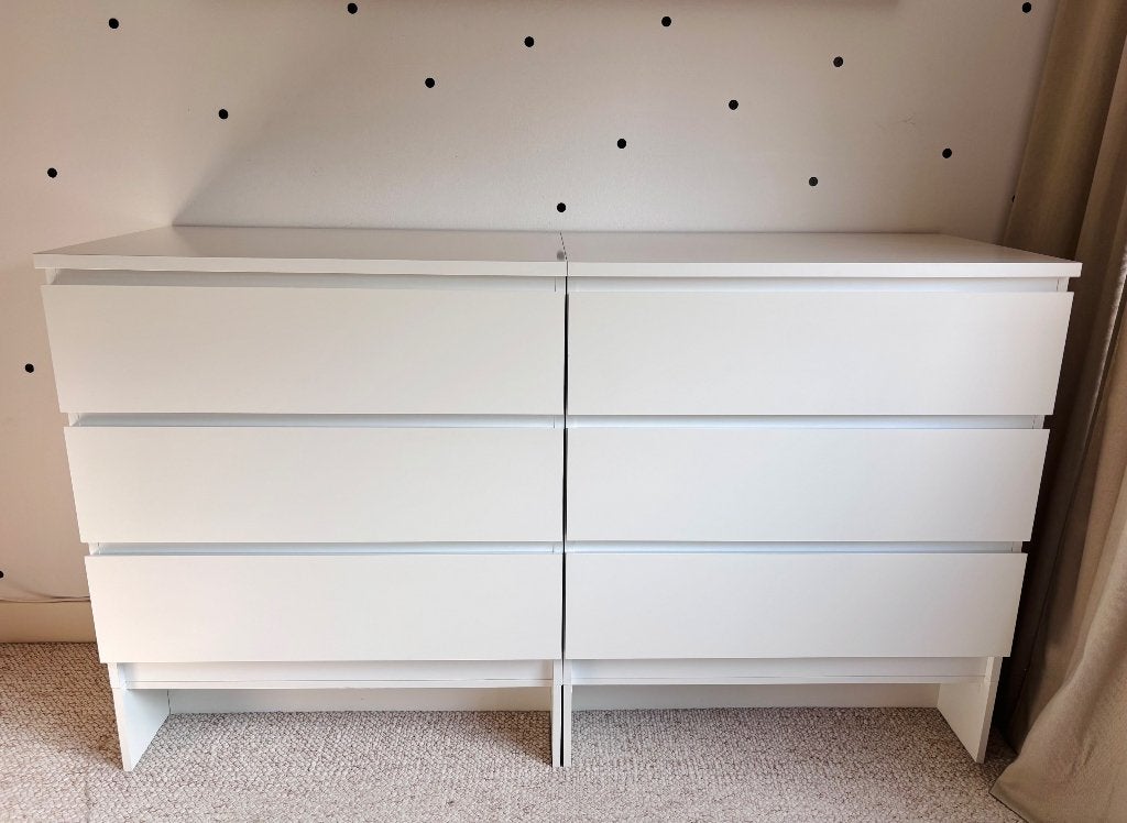 1 IKEA MALM ladekast wit (commode), Ophalen, Overige materialen, Gebruikt, 5 laden of meer
