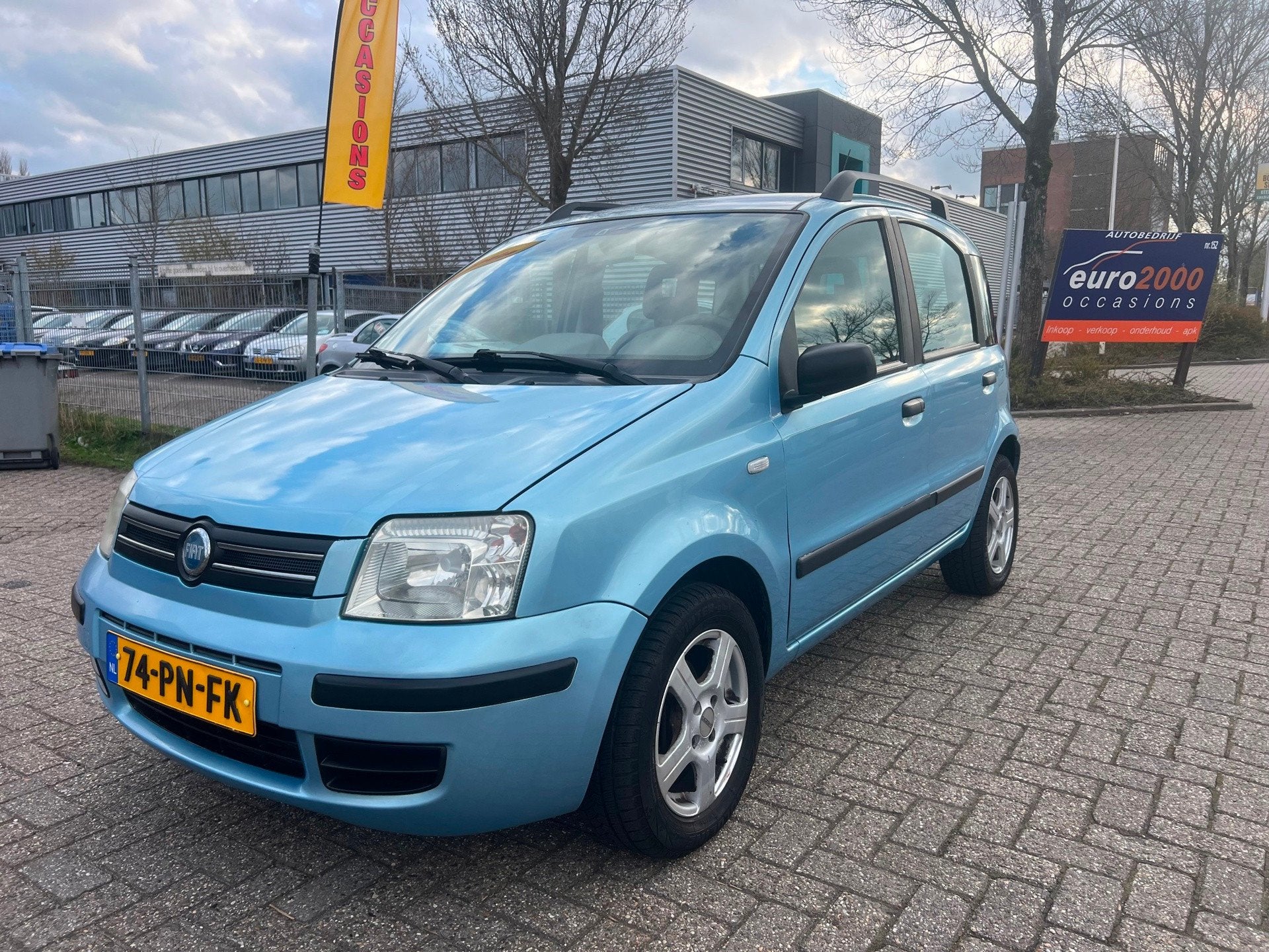 Fiat Panda 1.2 Class - Airco - Lichtmetalen velgen - Nette s, Voorwielaandrijving, Gebruikt, Origineel Nederlands, Bedrijf