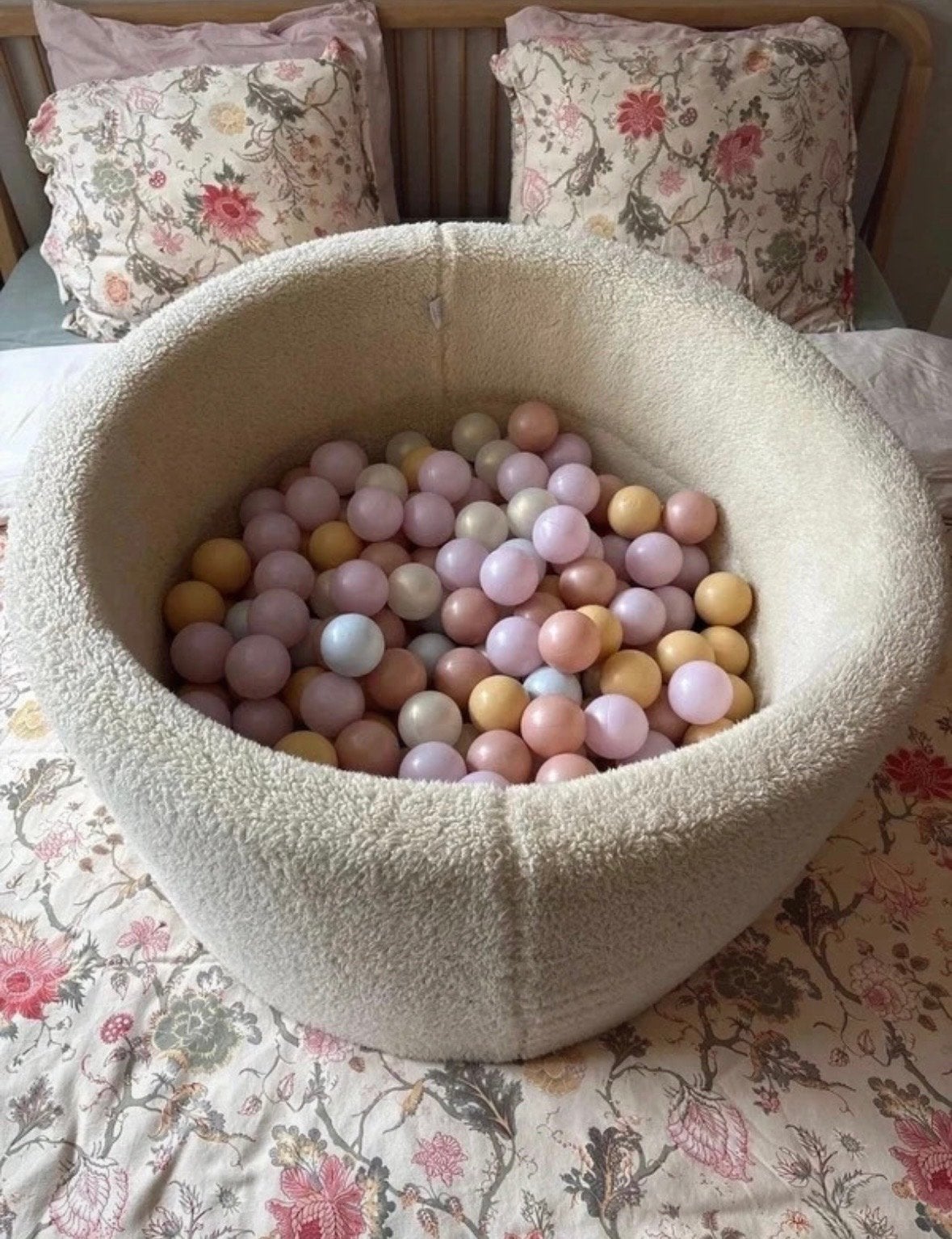 Moje Ballenbak XL Teddy Ecru met 250 ballen, Ophalen of Verzenden, Zo goed als nieuw, Overige typen