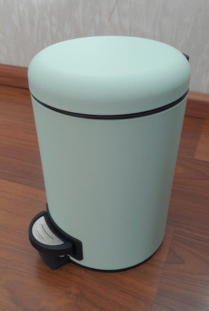 Hema pedaalemmertje mintgroen 3 liter, Huis en Inrichting, Woonaccessoires | Prullenbakken, Ophalen, Met pedaal, Zo goed als nieuw