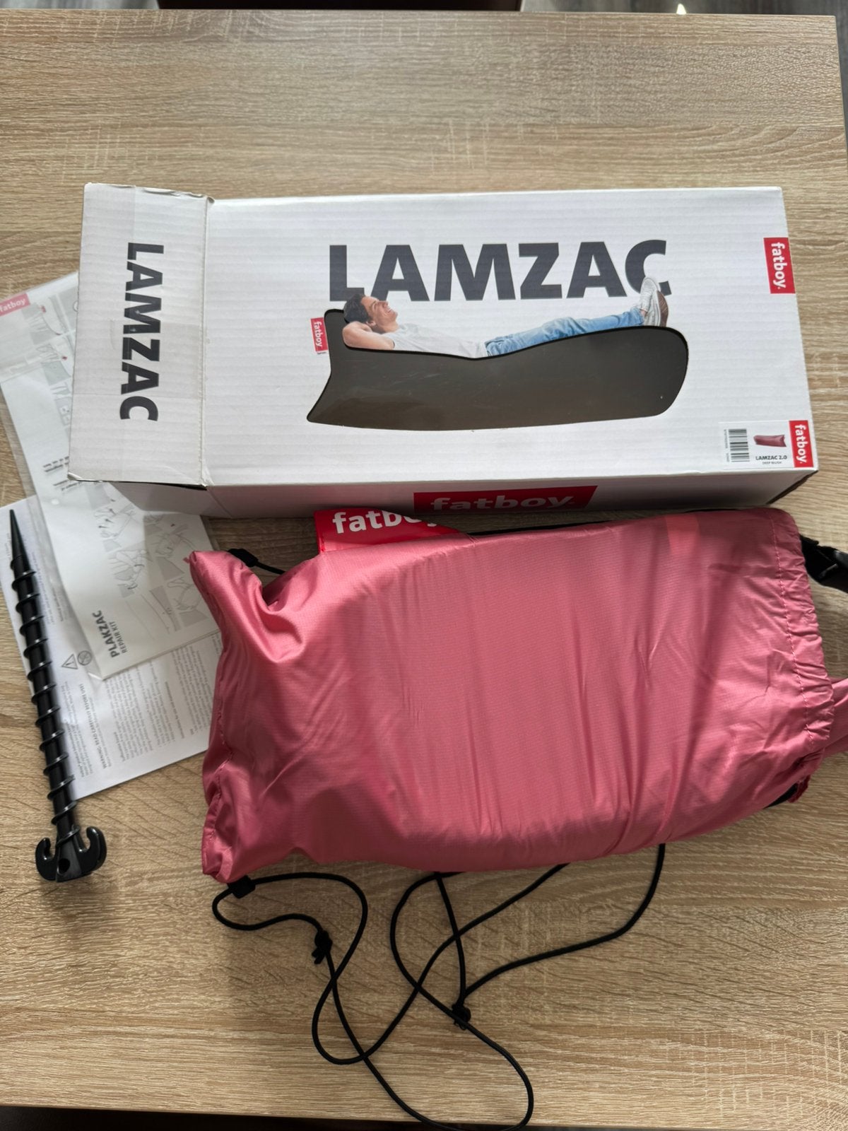 Fatboy Lamzac 2.0, Caravans en Kamperen, Ophalen, Zo goed als nieuw