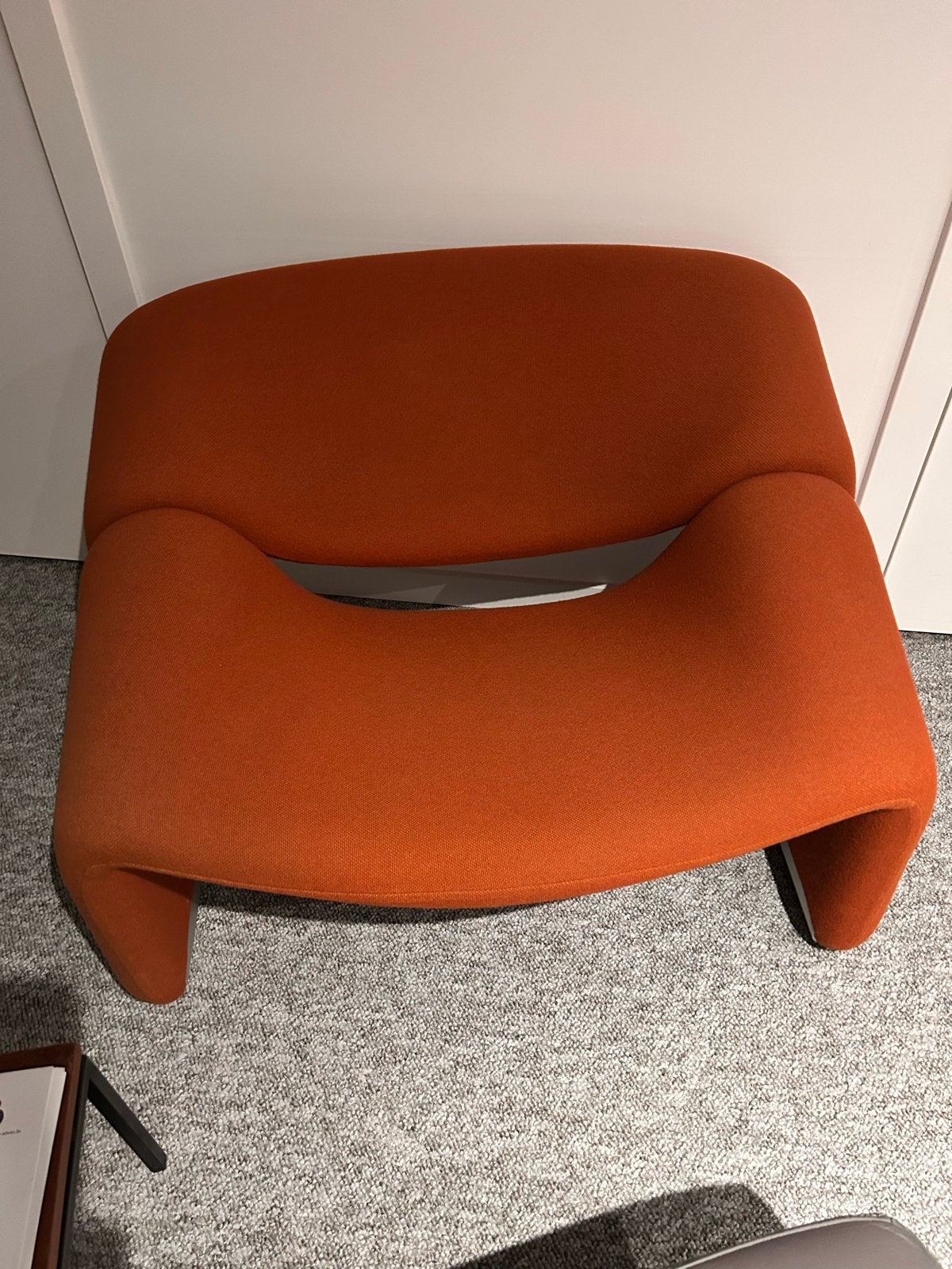 Groovy fauteuil in oranje stof artifort, Huis en Inrichting, Ophalen, Gebruikt, Stof, 75 tot 100 cm