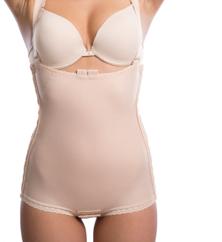 lipo elastics drukkleding C/VH, Variant, maat L, huidskleur, Kleding | Dames, Lipo elastics, Ophalen of Verzenden, Beige, Body of Korset