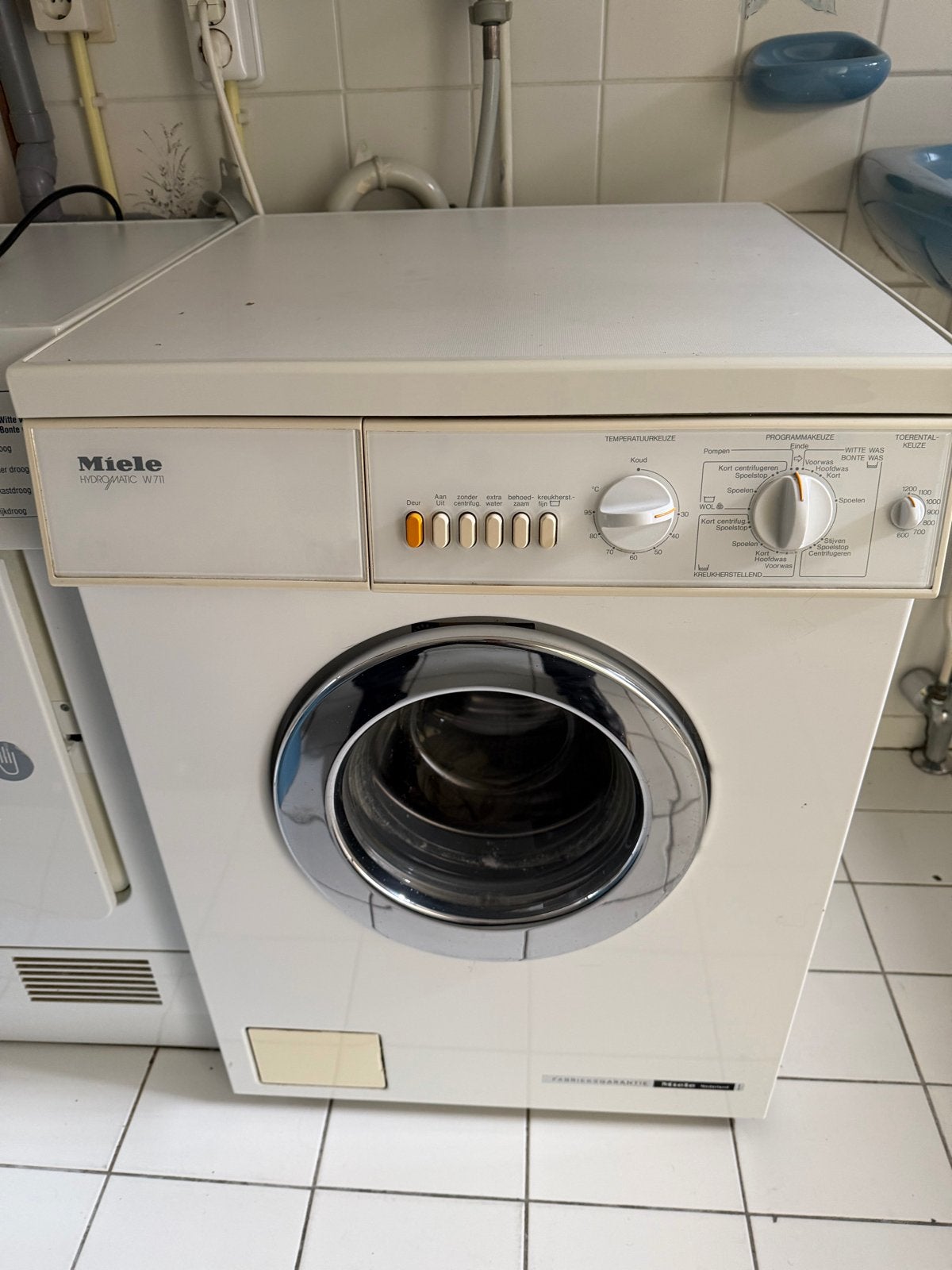 Miele Hydromatic W 711 Wasmachine - Goede staat, 6 tot 8 kg, Ophalen, Gebruikt, 85 tot 90 cm