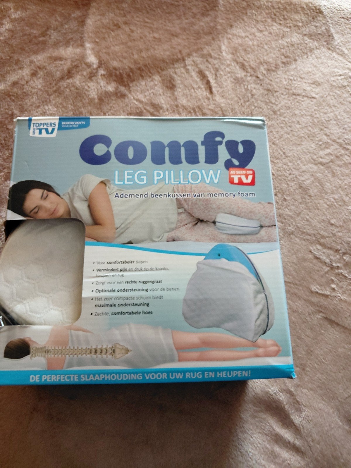 comfy kussen beenkussen, Eenpersoons, Nieuw, Ophalen of Verzenden, Overige merken