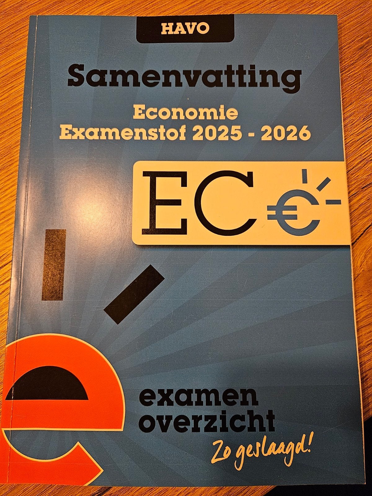 HAVO Samenvatting Economie Examenstof 2025-2026, Ophalen of Verzenden, Zo goed als nieuw, Onbekend
