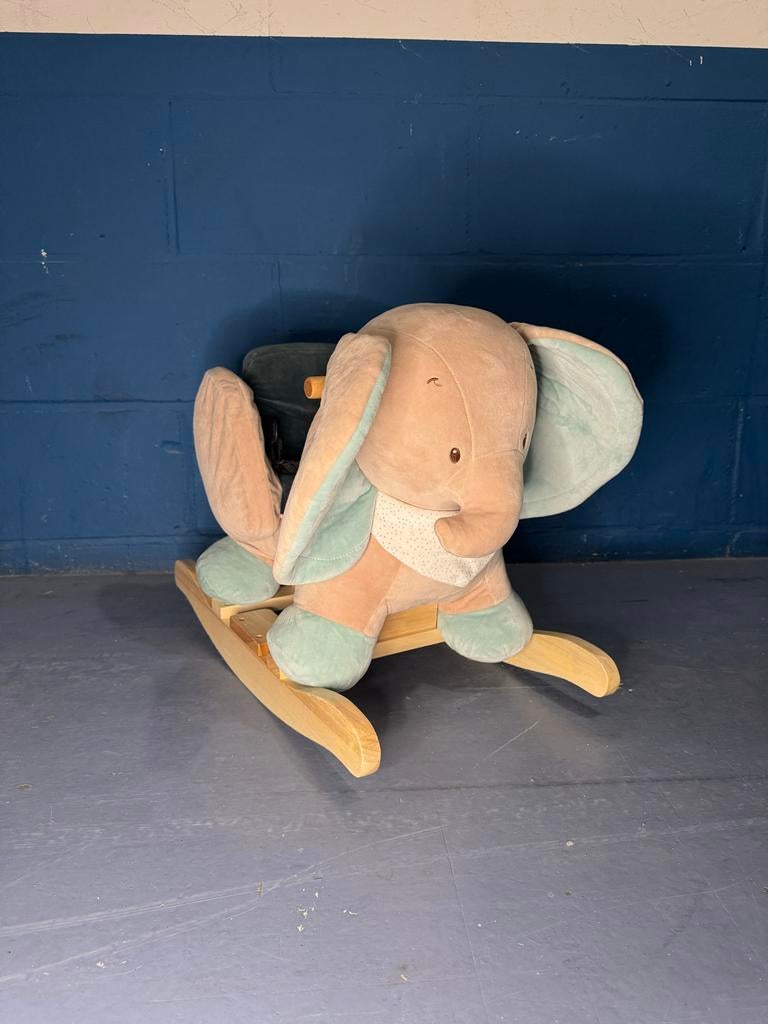 Nattou Hoepel / Wipwap Olifant - Zacht en Veilig Speelplezie, Ophalen of Verzenden, Zo goed als nieuw