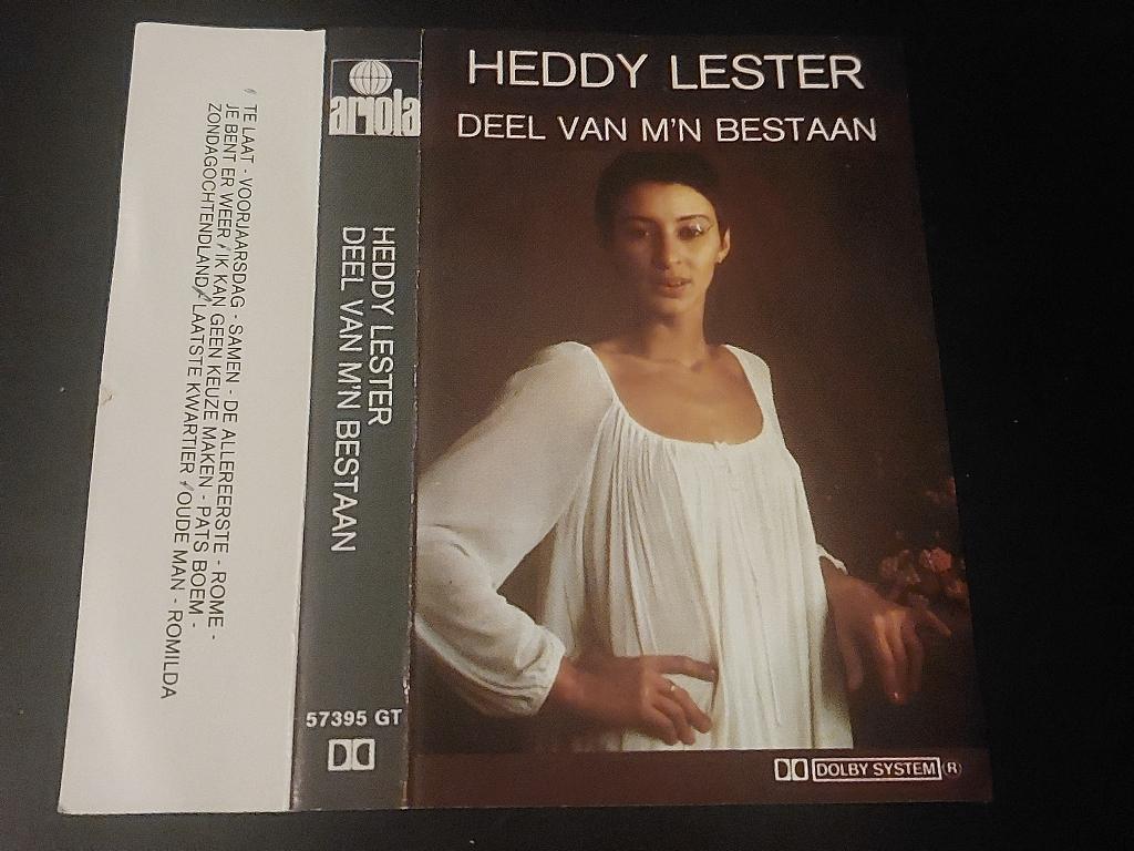 HEDDY LESTER - DEEL VAN M'N BESTAAN (MC), 1 bandje, Ophalen of Verzenden, Zo goed als nieuw, Origineel