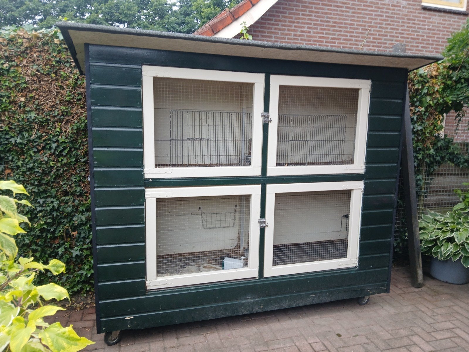 Groot konijnenhok, Dieren en Toebehoren, Knaagdieren en Konijnen | Hokken en Kooien, 110 cm of meer, Ophalen of Verzenden, 90 cm of meer