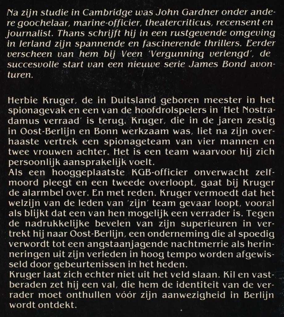 De wapentuin - John Gardner (1982), Boeken, Verzenden, Gelezen