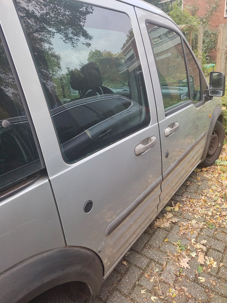 Ford Tourneo Connect 1.8 SWB 2004 LPG Grijs, Auto's, Voorwielaandrijving, 745 kg, Stof, 4 cilinders