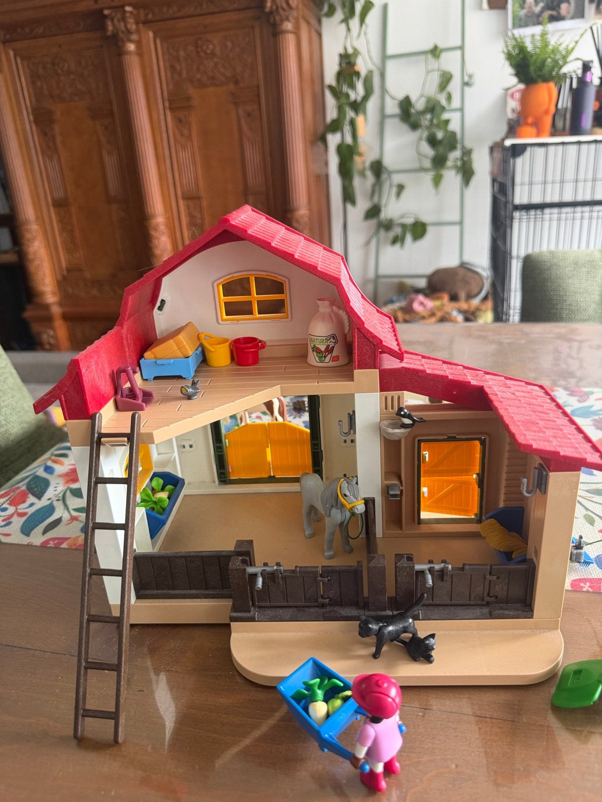 Playmobil Paardenstal - Compleet en in goede staat, Ophalen, Gebruikt, Gebouw, Complete set