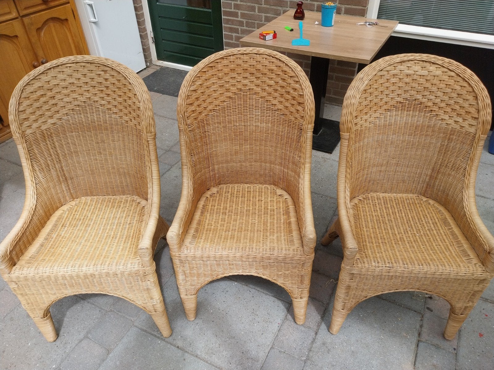 gratis rotan stoelen, Tuin en Terras, Ophalen, Rotan