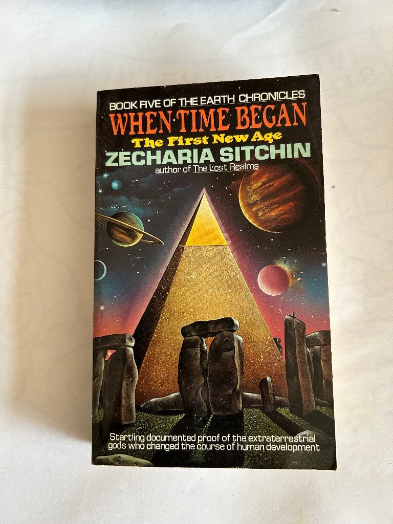When time began by Zecharia Sitchin, Ophalen of Verzenden, Zo goed als nieuw, Tarot of Kaarten leggen, Overige typen