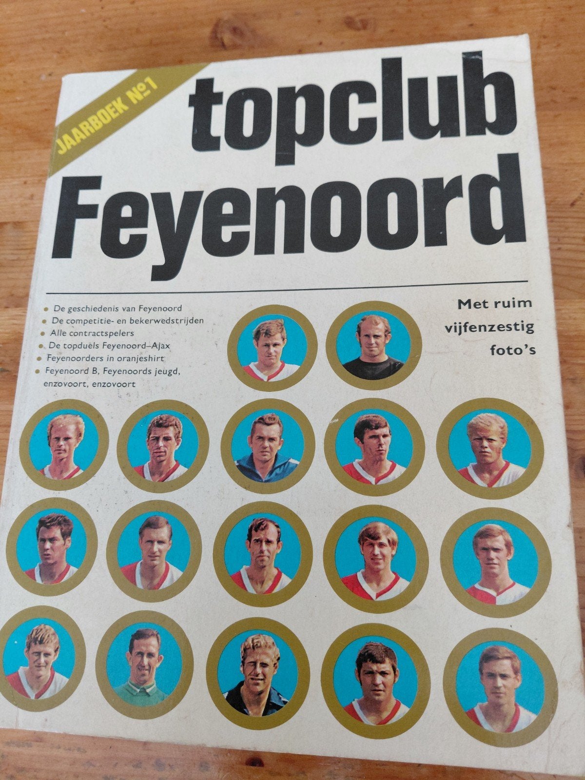 Topclub Feyenoord- Jaarboek No 1 + 2 + 3, Ophalen of Verzenden, Gelezen, Balsport