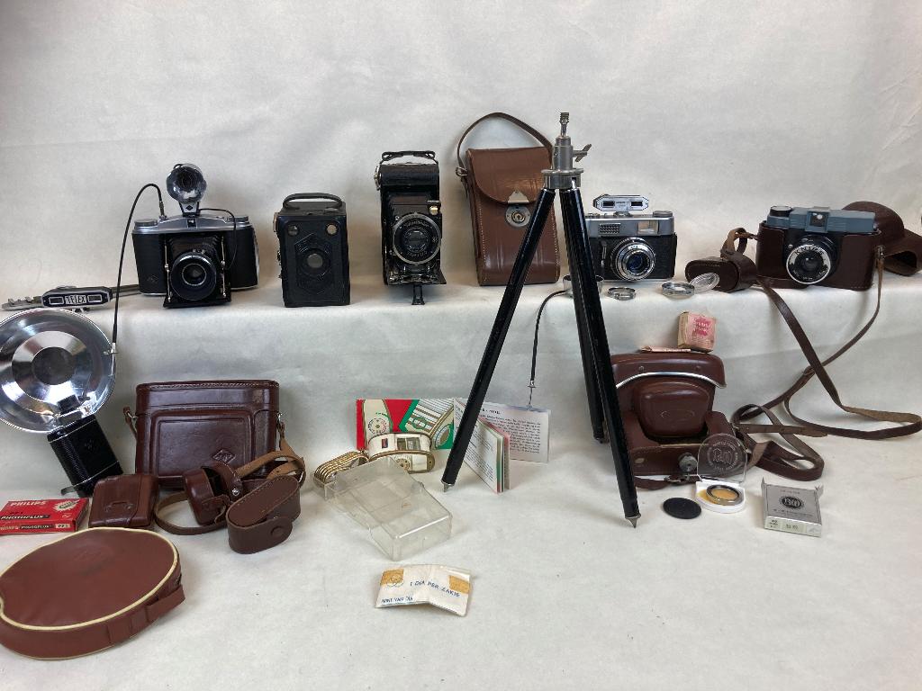 camera`s met toebehoren; verzamelaar gezocht, Ophalen of Verzenden, Gebruikt, Compact, Overige Merken