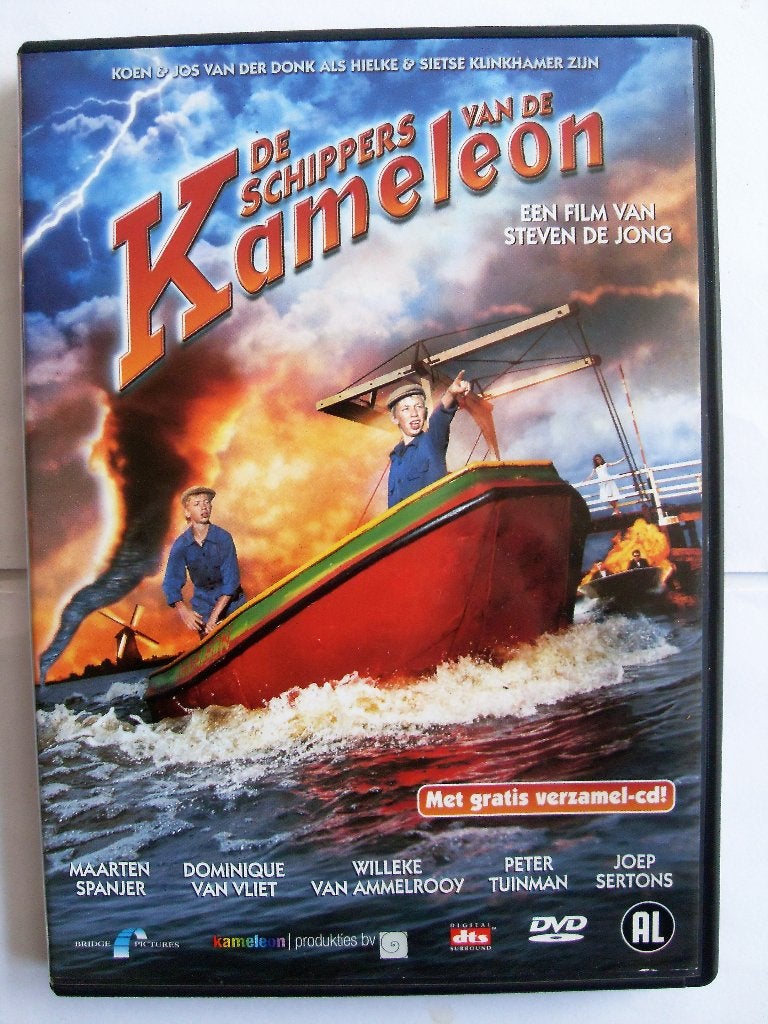 De Schippers van de Kameleon (originele cd & dvd), Cd's en Dvd's, Dvd's | Kinderen en Jeugd, Avontuur, Alle leeftijden, Zo goed als nieuw