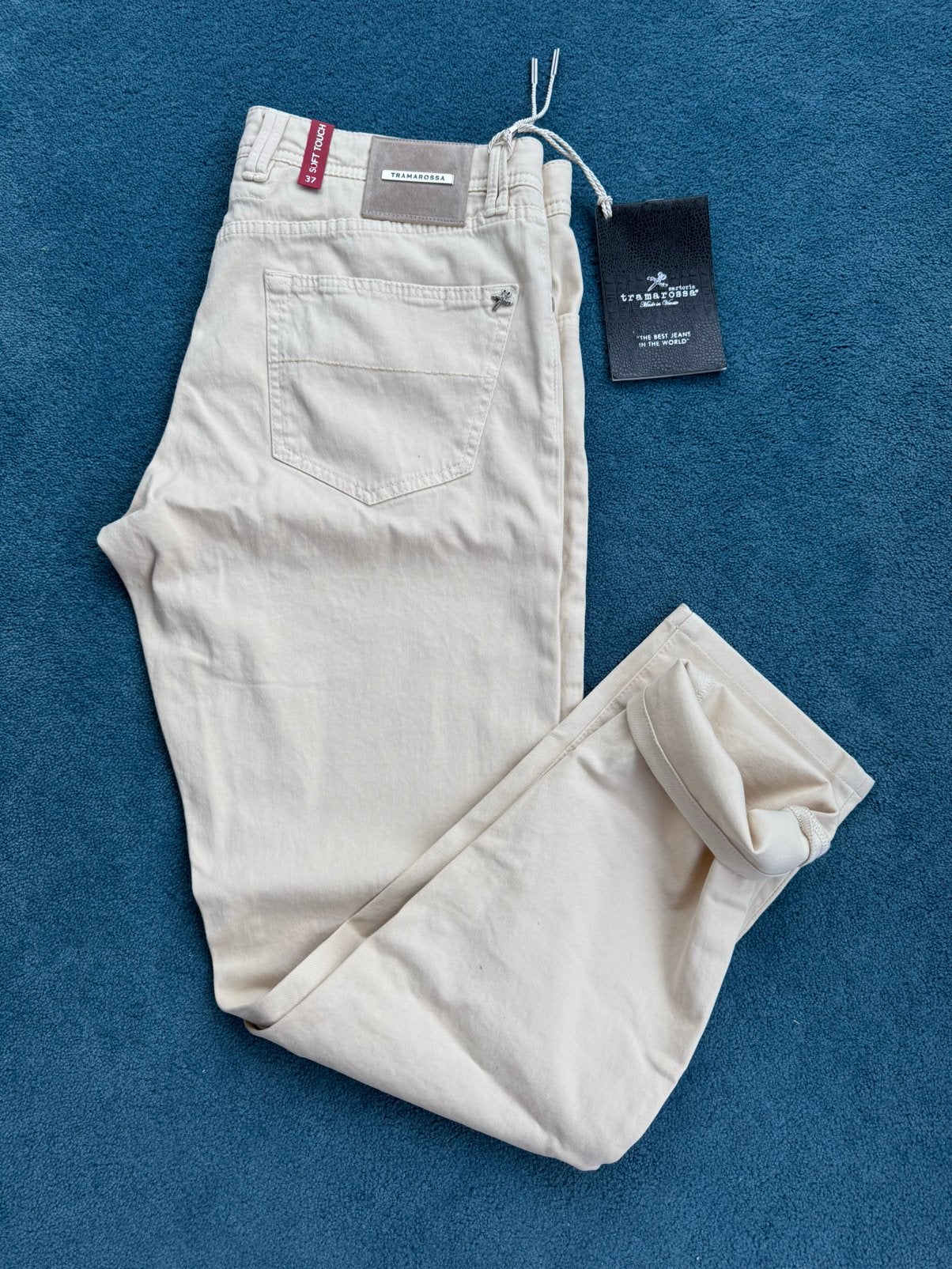 NIEUW Tramarossa Leonardo W37/L31 Crème/Beige, Kleding | Heren, Ophalen of Verzenden, Nieuw, Overige kleuren, W36 - W38 (confectie 52/54)