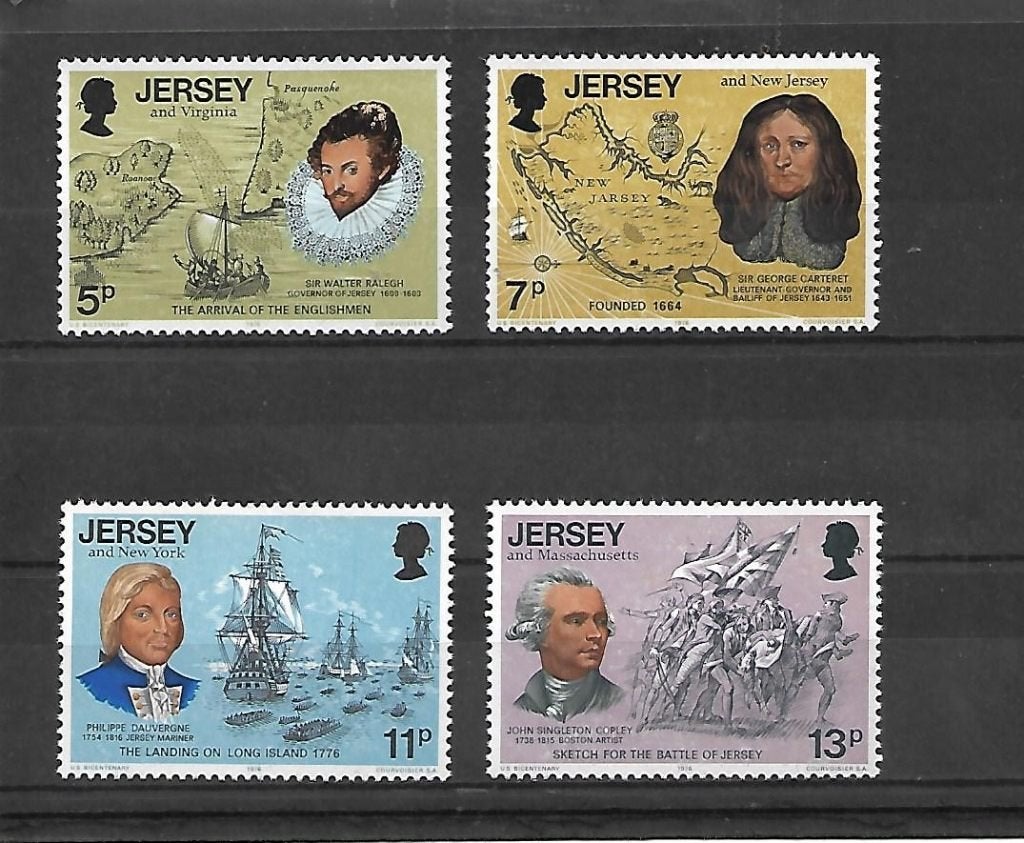 Jersey  Michel nr. 149-52  Postfris, Ophalen, Postfris