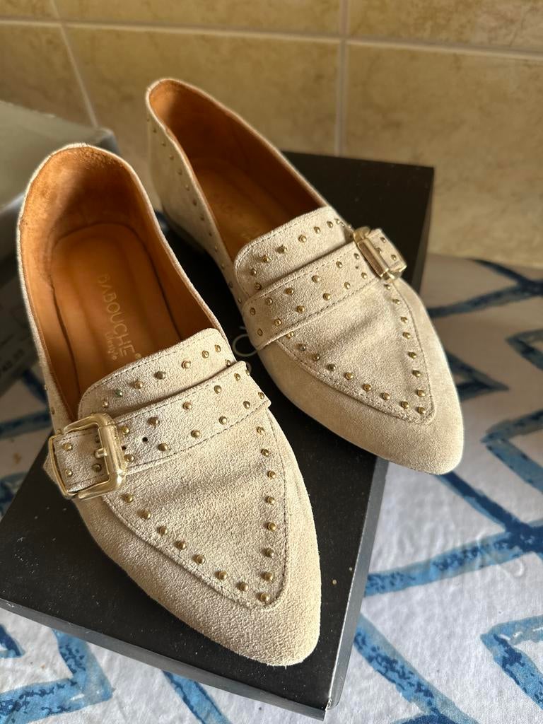 Babouche instappers maat 36 nieuw, Kleding | Dames, Schoenen, Ophalen of Verzenden, Nieuw, Beige, Instappers