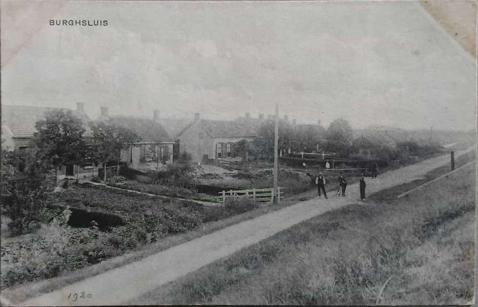 Burghsluis (Zeeland) – Uitg. Piet Ochtman 1920, Verzamelen, Ansichtkaarten | Nederland, Verzenden, Voor 1920, Gelopen, Zeeland