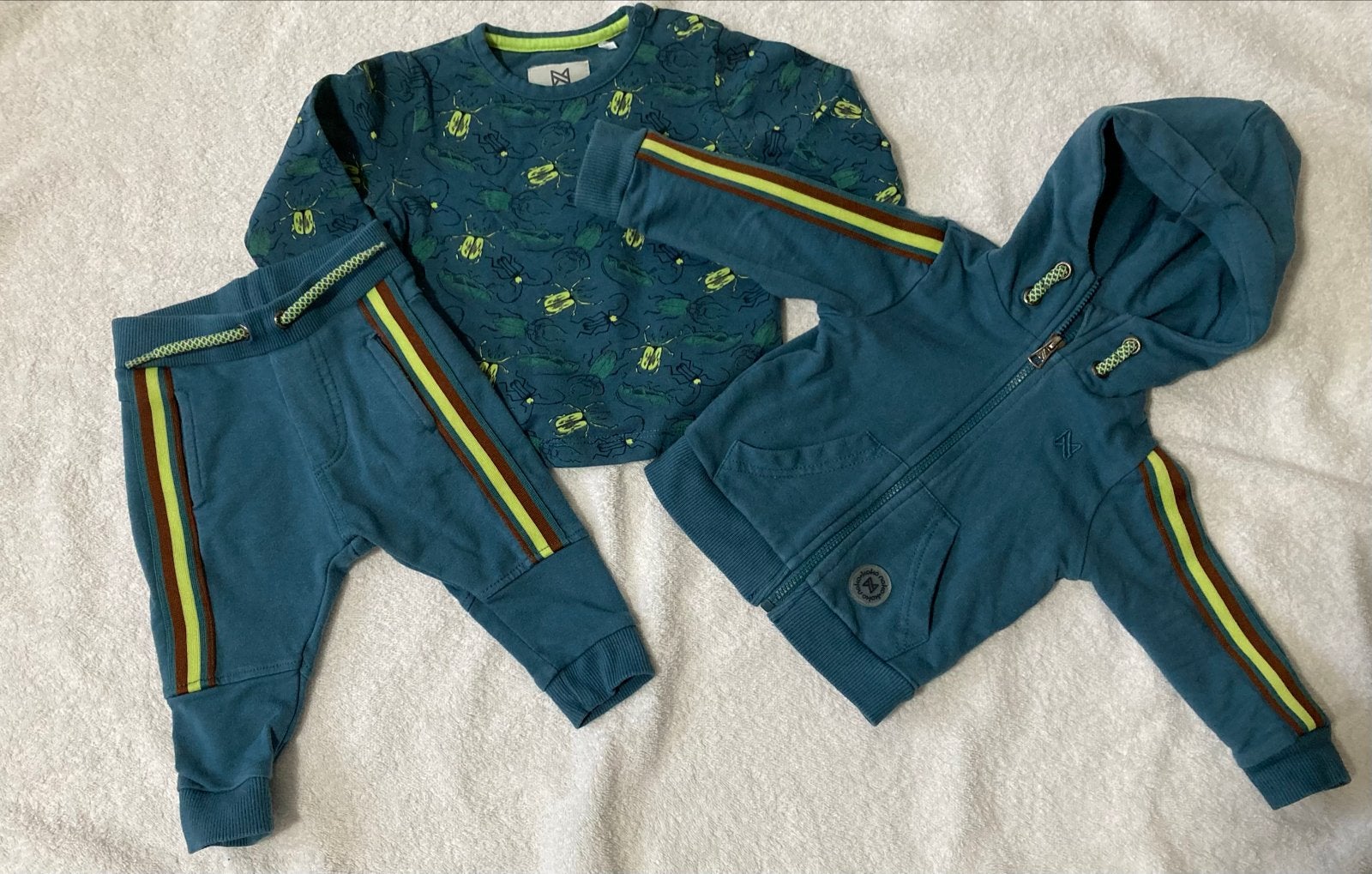 Koko Noko babykleding set: trui, broek en vest (maat 62/3M), Ophalen of Verzenden, Zo goed als nieuw, Jongetje, Setje
