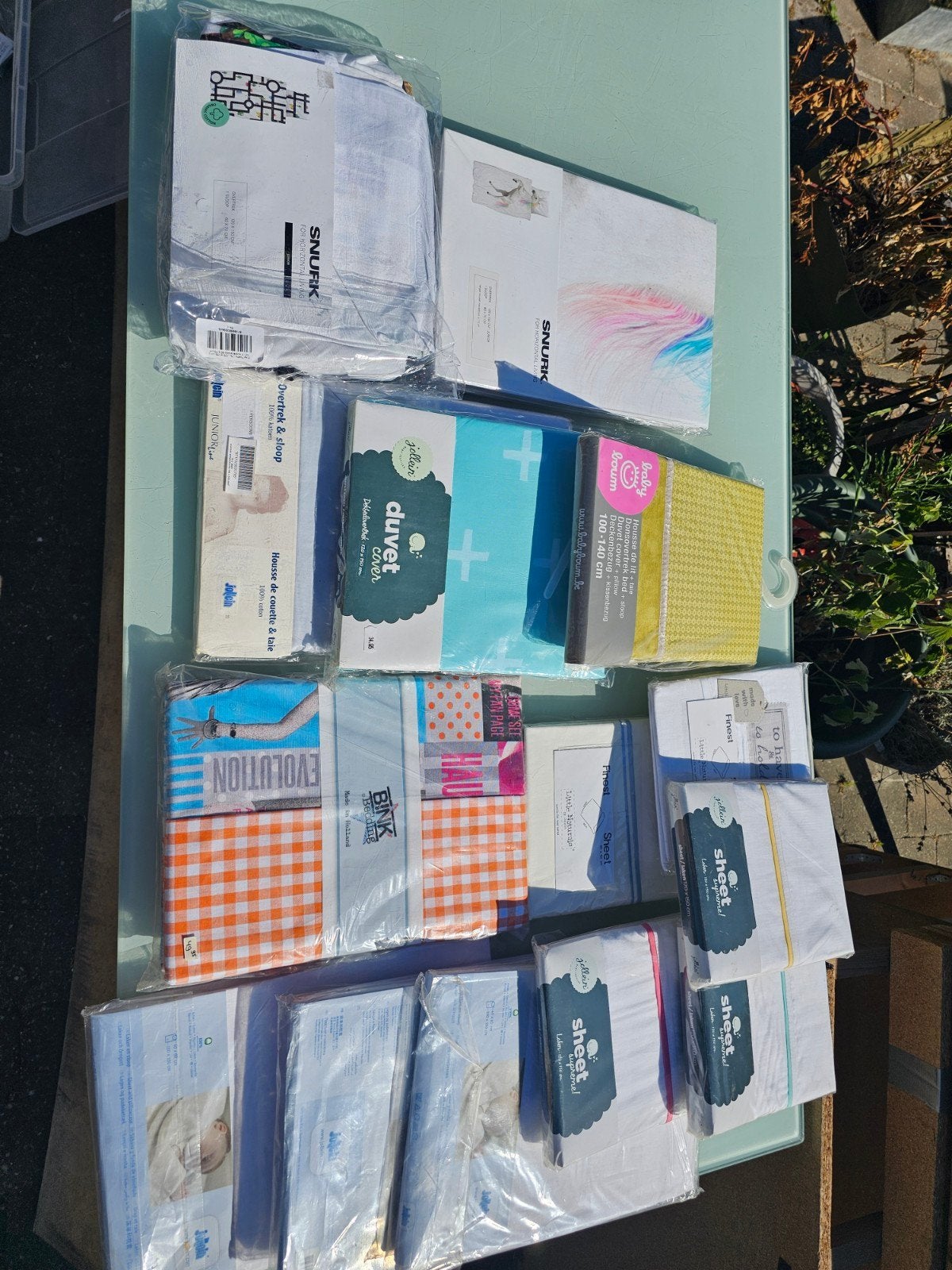 3 partijen nieuw kinderbeddengoed, Jongetje of Meisje, Wit, Dekbedovertrek, Nieuw