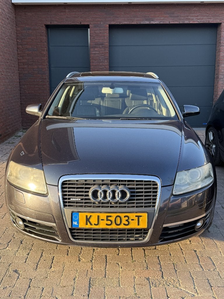 Audi A6 Avant 2.7 TDI V6 quattro Autom '07 Leder & Luxe uitv, Auto's, Automaat, Dealer onderhouden, Zwart, 2698 cc