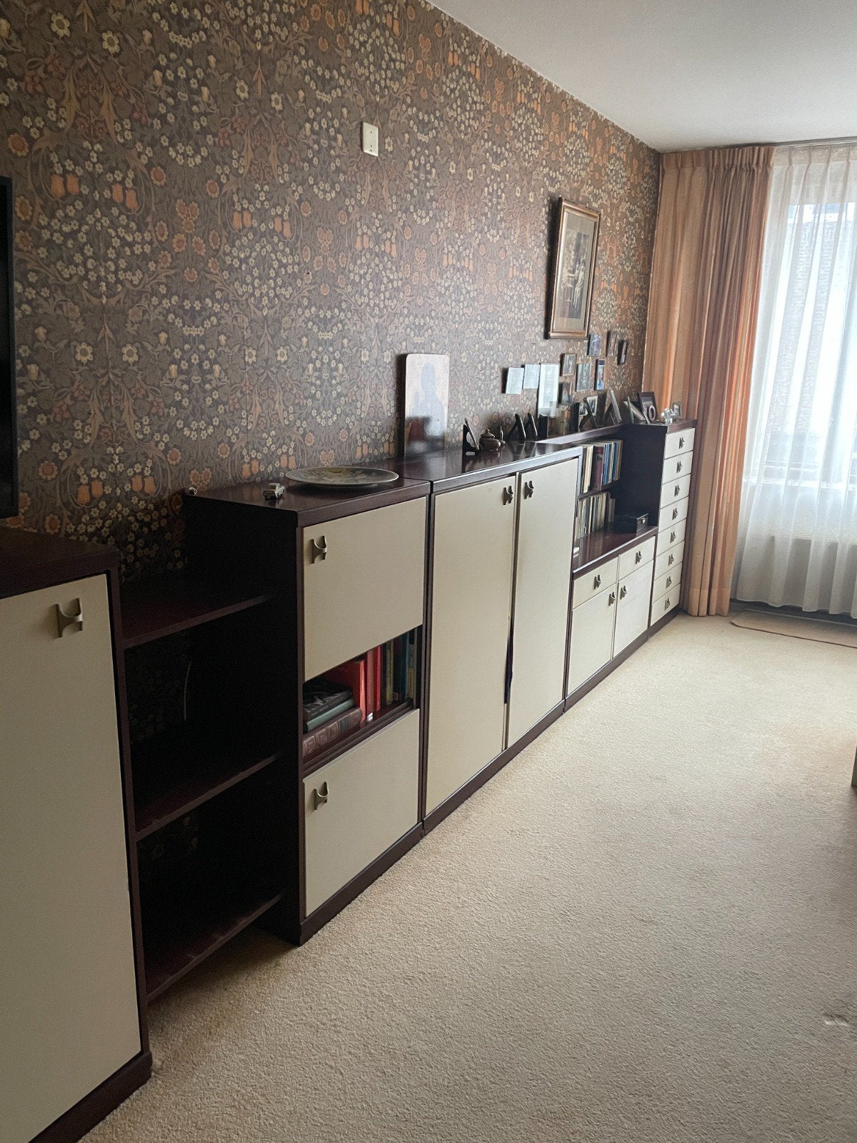 Interlübke jaren 70 slaapkamer ameublement, Huis en Inrichting, Slaapkamer | Complete slaapkamers, Gebruikt, Eenpersoons, Ophalen