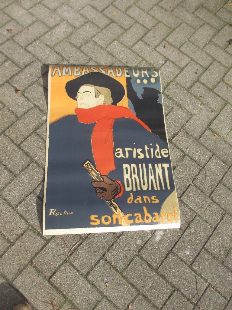1960s TOULOUSE-LAUTREC Ambassadeurs Poster ATHENA, Verzamelen, Posters, Ophalen of Verzenden, A1 t/m A3, Overige onderwerpen, Rechthoekig Staand