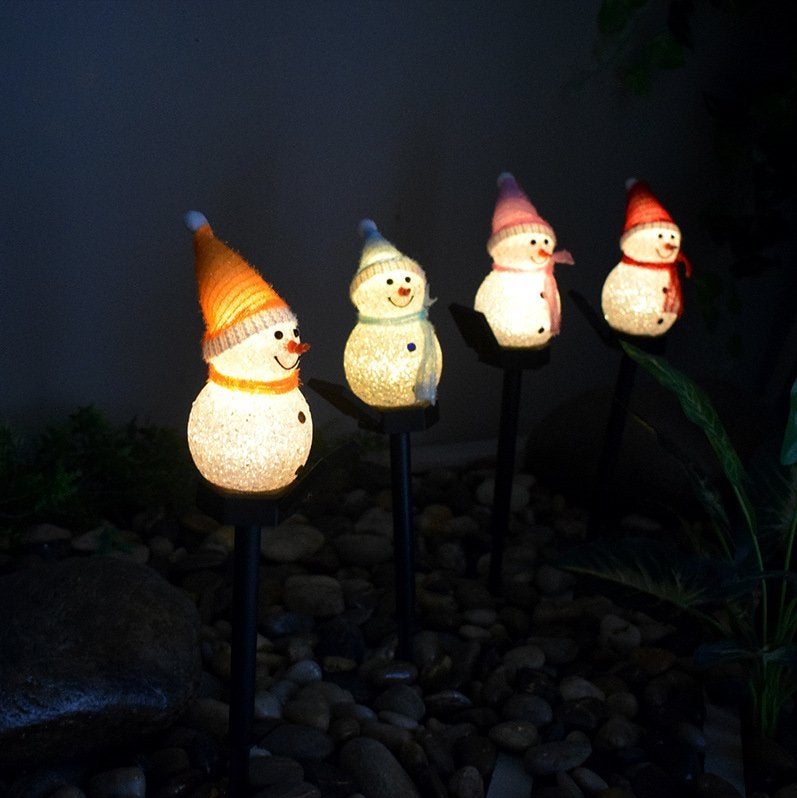 Lichtgevende Sneeuwpop / Tuin Decoratie Lamp Winter Kerst, Verzenden, Nieuw