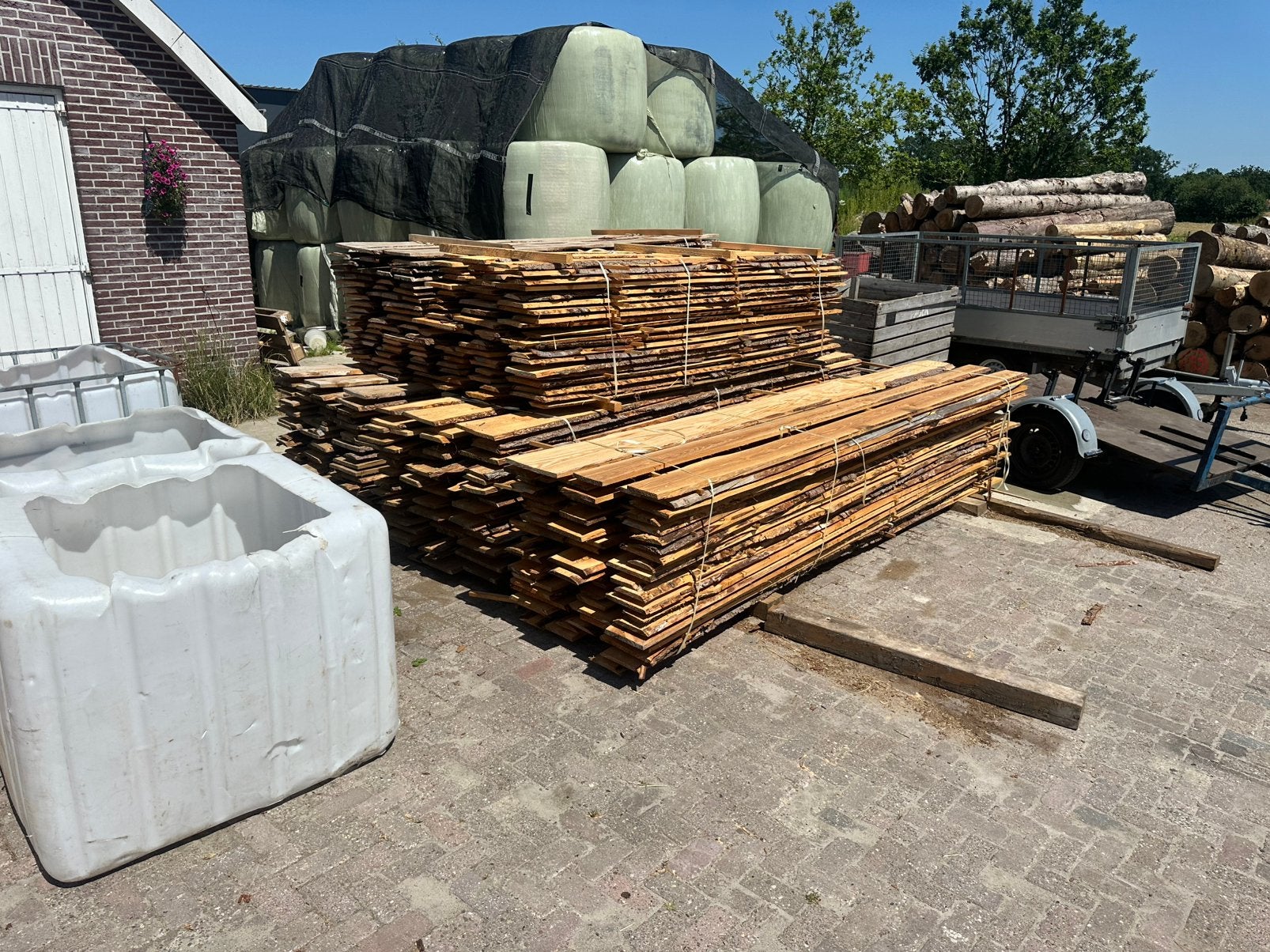 Douglas Schaaldelen/planken 3, 4 en 5 meter, Ophalen, Zo goed als nieuw, 250 cm of meer, Planken