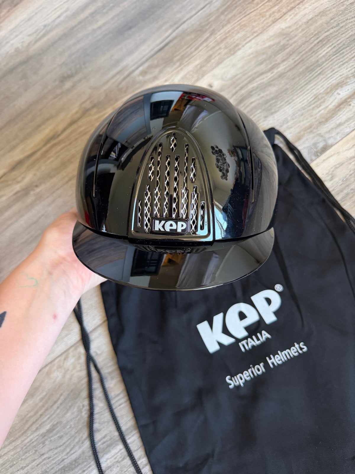 Paardrijcap KEP Italia smart nova, Dieren en Toebehoren, Ophalen of Verzenden, Zo goed als nieuw, Dressuur