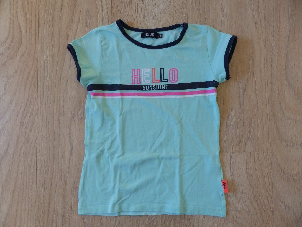 Groen t-shirt maat 134/140 Terstal, Kinderen en Baby's, Kinderkleding | Maat 134, Zo goed als nieuw, Meisje, Shirt of Longsleeve