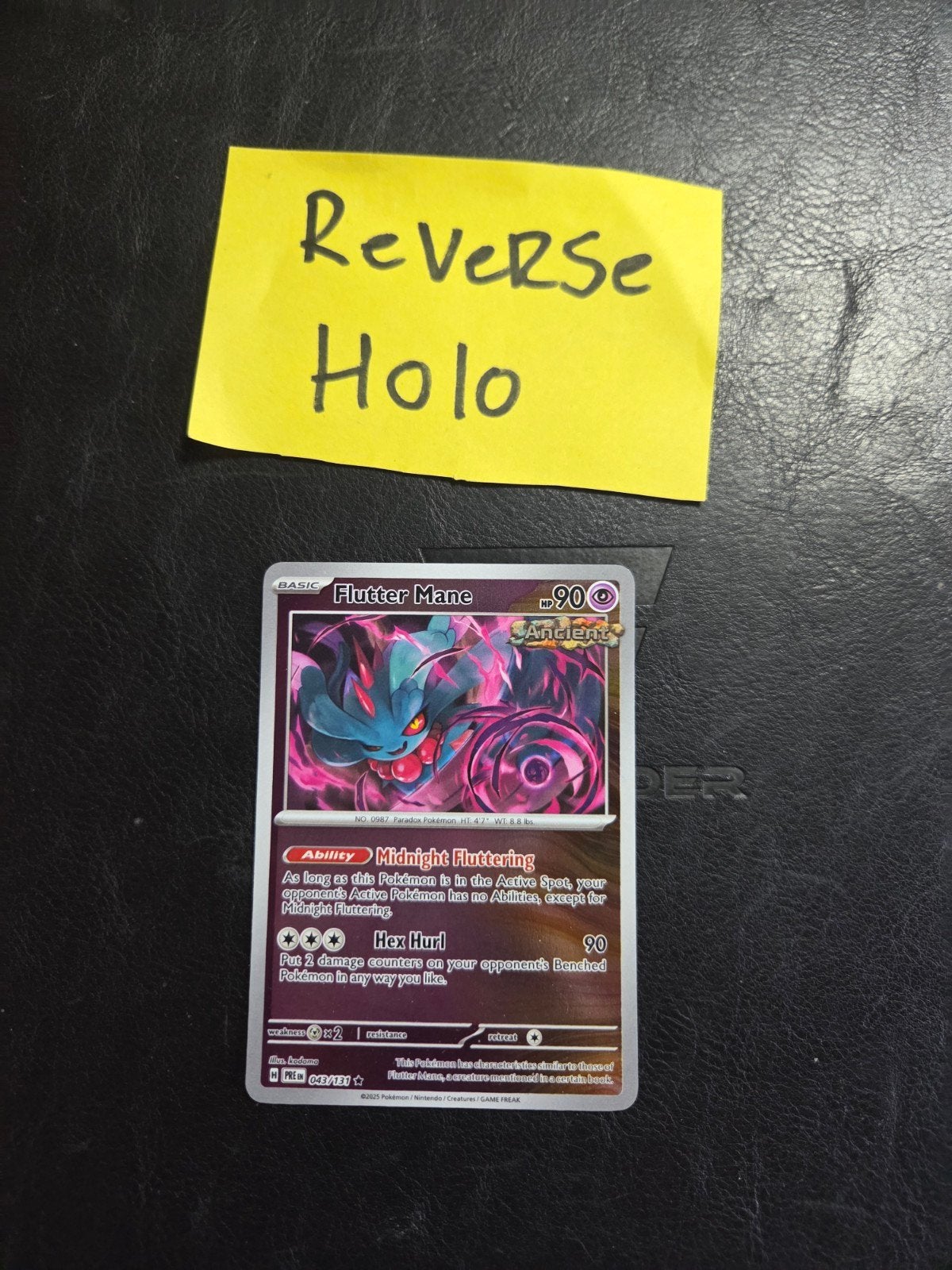 Flutter mane 043/131 Prismatic evolution, Ophalen of Verzenden, Zo goed als nieuw