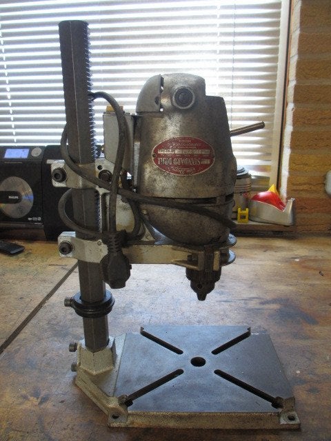 Van Dorn 1/2 inch kolomboormachine, Doe-het-zelf en Verbouw, Gereedschap | Boormachines, Ophalen of Verzenden, Gebruikt, Kolomboormachine