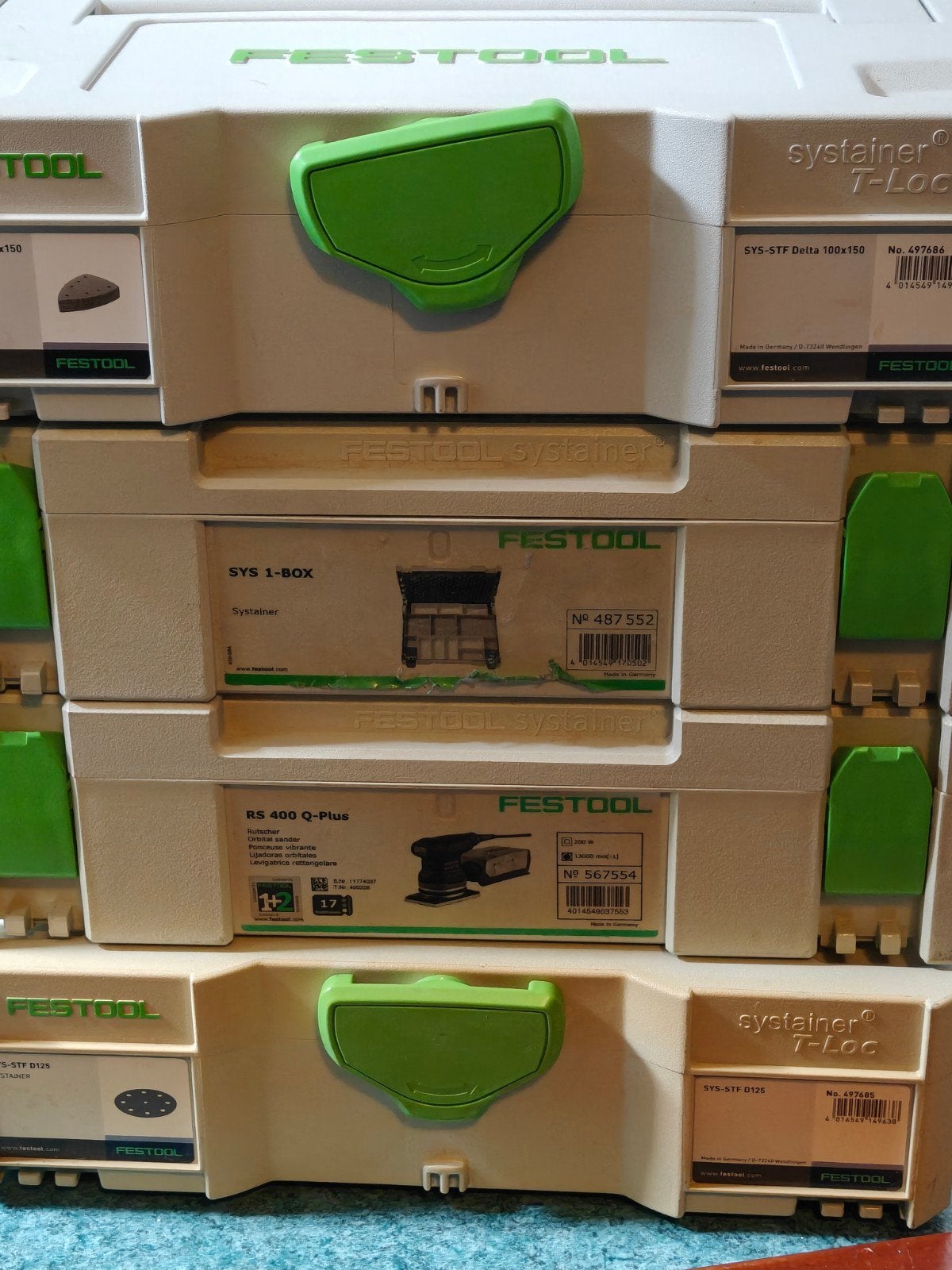 Festool Systainer T-Loc Set, Ophalen, Gebruikt