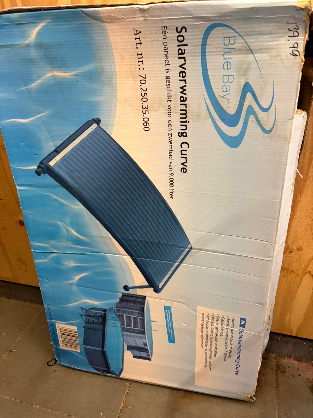 Solar zwembad verwarming tot 9000 liter, Tuin en Terras, Zwembad-toebehoren, Ophalen, Zo goed als nieuw