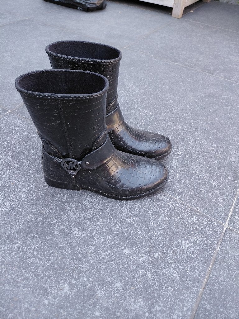 Michael kors prachtige laarzen m39, Verzenden, Gedragen, Zwart, Hoge laarzen