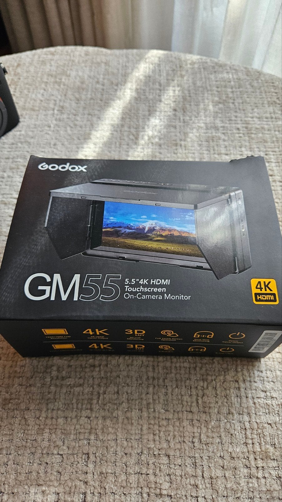 Godox GM55 5.5" 4K HDMI On-Camera Monitor, Ophalen of Verzenden, Zo goed als nieuw, Video