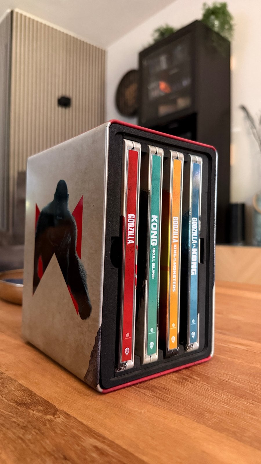 Monsterverse 4-Film Collectie NLO Steelbook Boxset 4K UHD, Cd's en Dvd's, Blu-ray, Engels, Nederlands, Boxset, Science Fiction en Fantasy