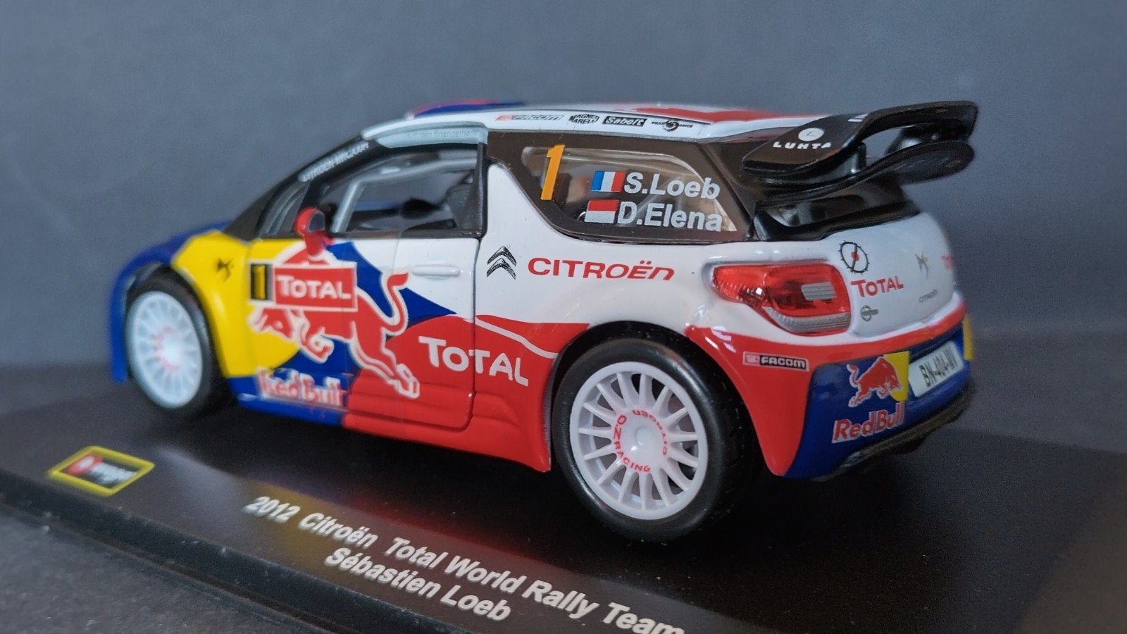 Citroen DS3 WRC Rally Loeb 2013 1:32 Bburago Burago Pol, Auto, Verzenden, ., Nieuw