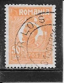 Roemenië Ferdinand I, Postzegels en Munten, Ophalen of Verzenden, Overige landen, Gestempeld