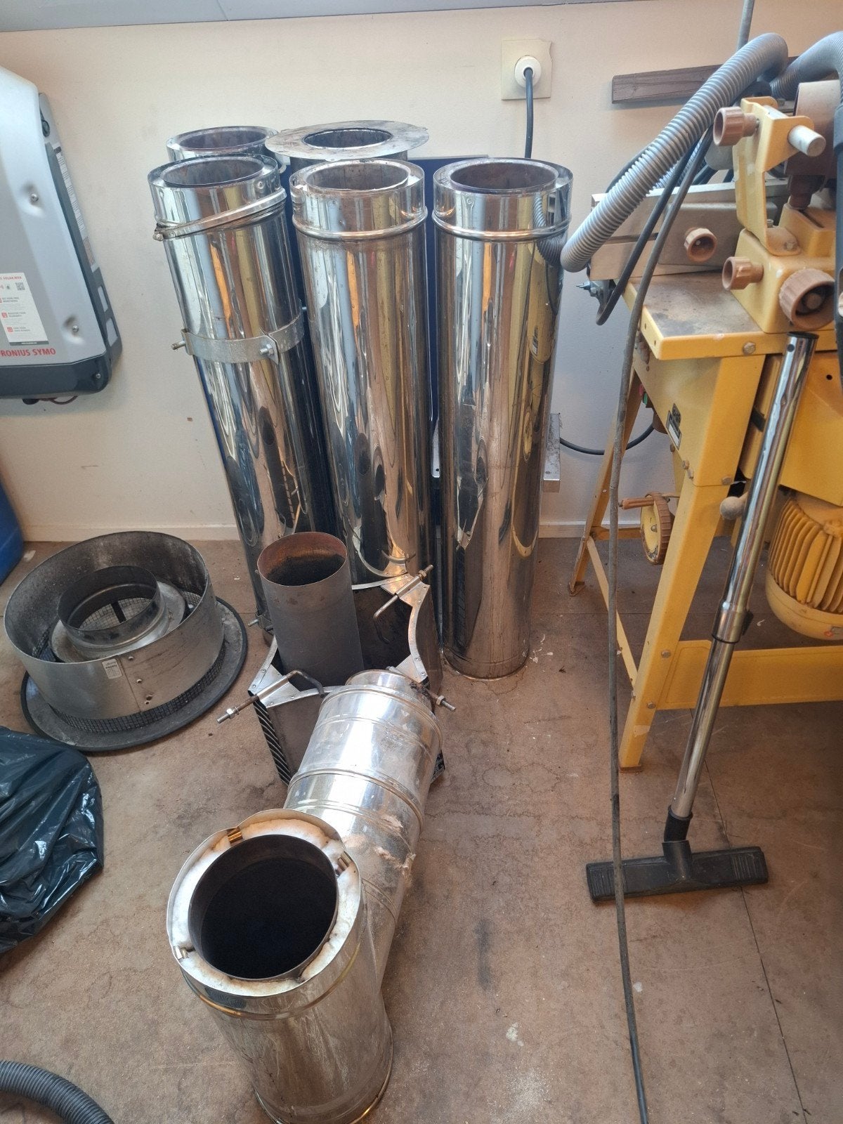 RVS Kachelpijp Houtkachel Buis - Diverse Maten, Ophalen, Gebruikt, Hout, Houtkachel