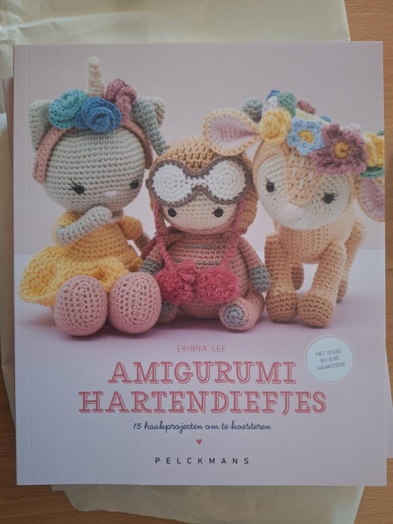 Amigurumi Hartendiefjes - Erinna Lee (Haakboek), Breien en Haken, Verzenden, Nieuw, Erinna Lee