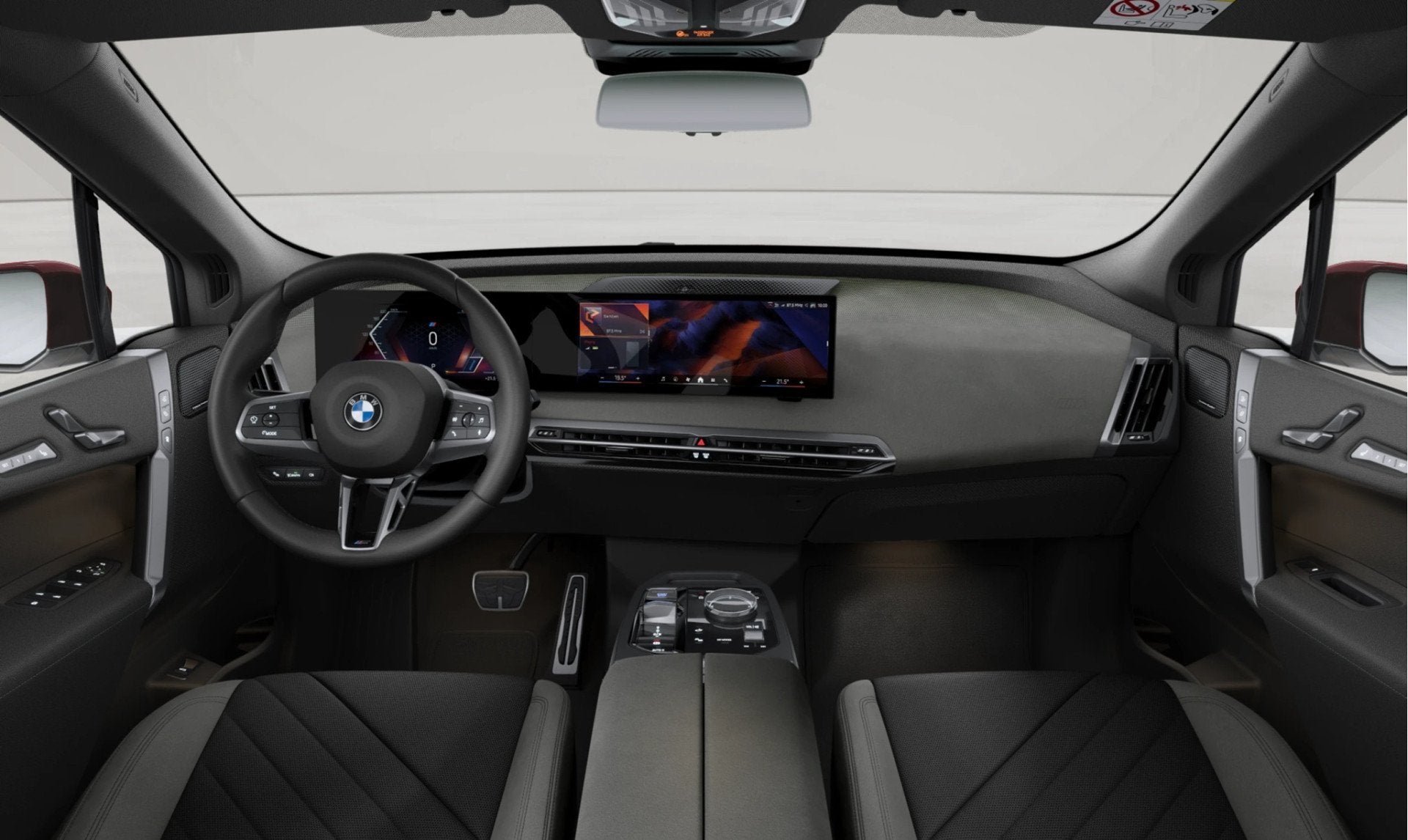 BMW iX xDrive60 - M-Sport - Trekhaak - ACC - 112Wh - Memoryz, Auto's, Gebruikt, Zwart, Origineel Nederlands, Automatische klimaatregeling