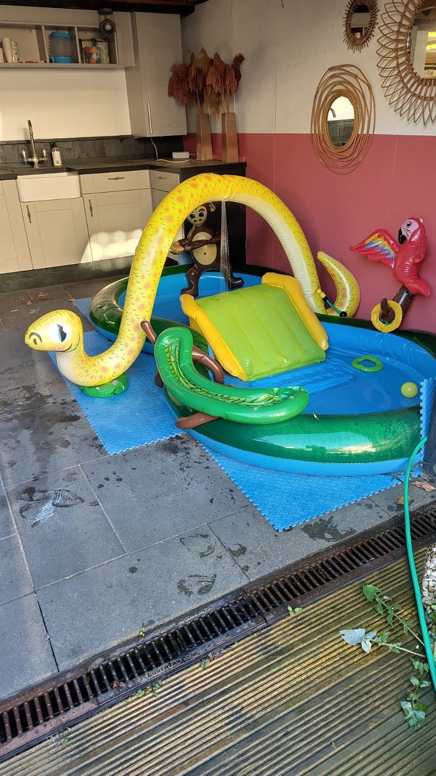 Uitgebreid kinderzwembad met dierenthema, Ophalen, Minder dan 200 cm, Minder dan 80 cm