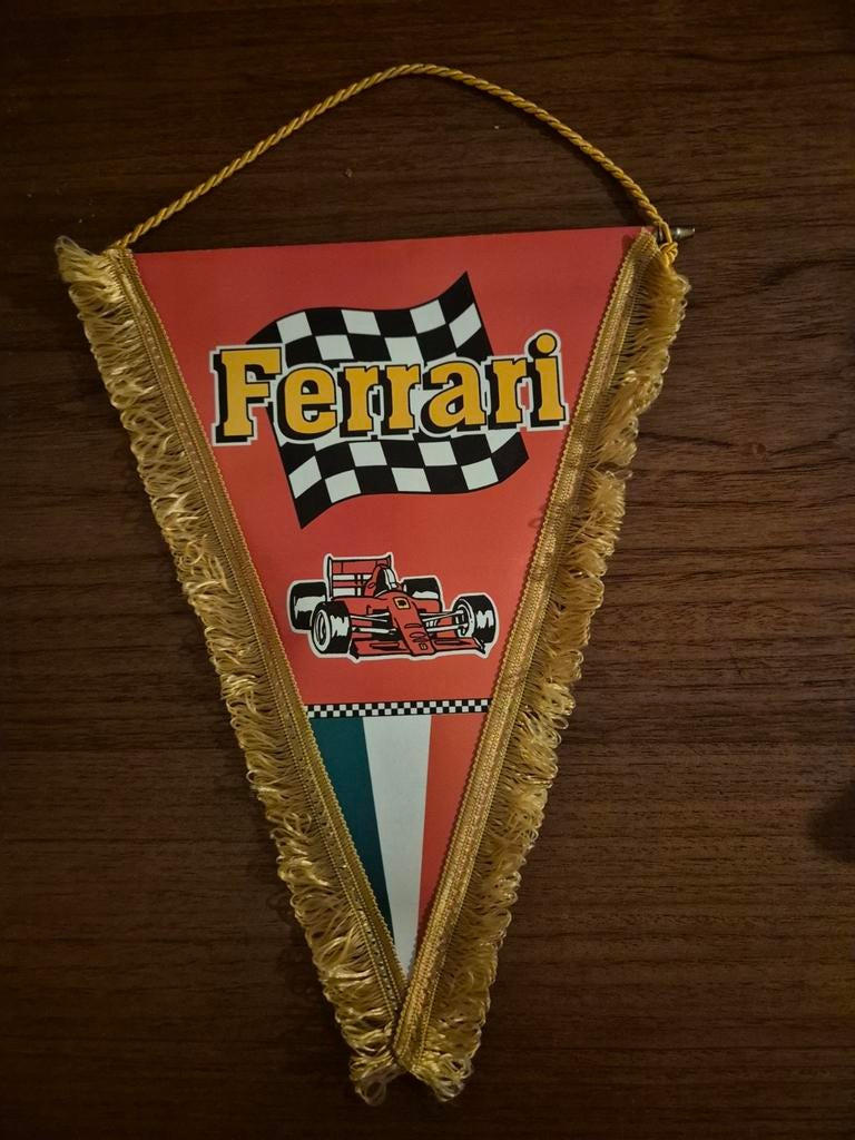 Ferrari vlaggetje, Ophalen of Verzenden
